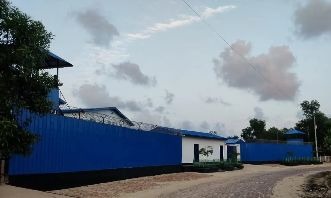 Cold storage facility interior with insulated Sandwich Panel walls and ceiling